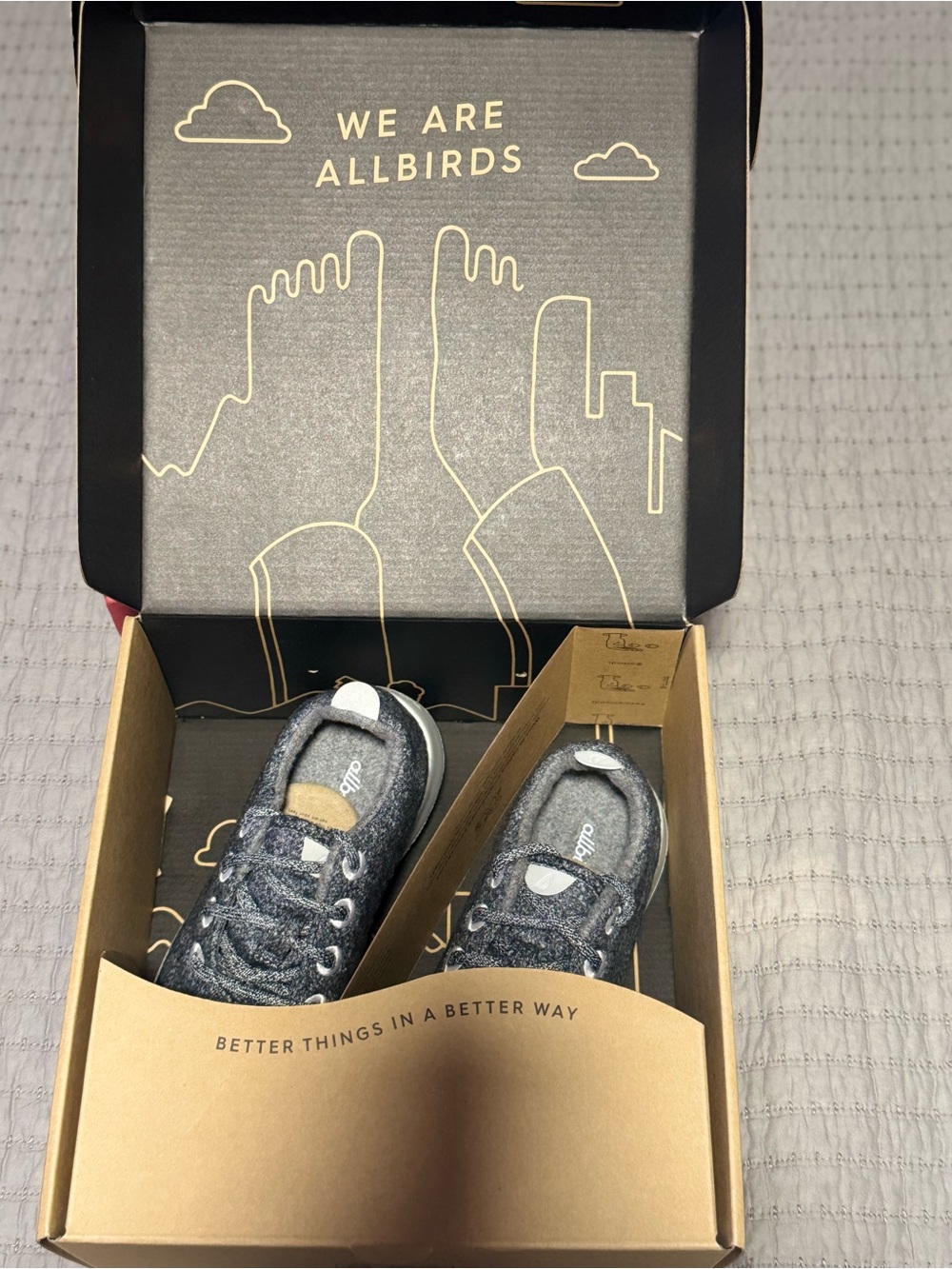 Allbirds Wool Runners, Natural Grey, Women's 6, New in Box - Picture 7 of 7